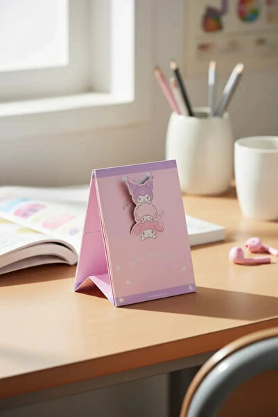 Miniso Sanrio Lisanslı Karakterler Standlı Not Defteri – Masa Üstü Tasarım