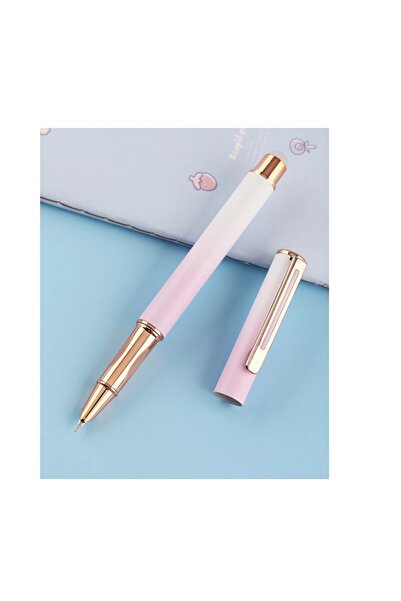 Generic Fountain Pen, Multi-Coloured Calligraphy Pen with Fine Nib and 10 Blu...