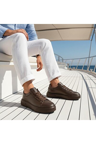 BAGSSHOES 2501 Footcap 38/47 Pantofi sport premium pentru bărbați, din piele ...