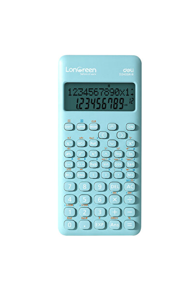 Deli CALCULATOR ȘTIINȚIFIC CU 12 CIFRE 240F ALBASTRU LONGREEN DIN PLASTIC REC...