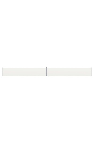 Concept Copertină laterală retractabilă de terasă, crem, 140 x 1200 cm