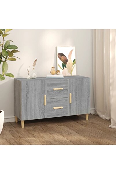 Concept Servantă, sonoma gri, 100x36x60 cm, lemn prelucrat
