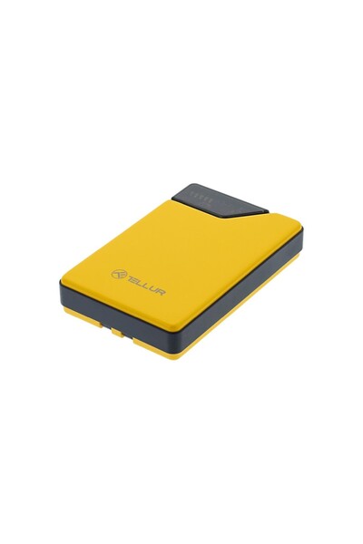 TELLUR Εξωτερική Μπαταρία 10000mAh, Ενσωματωμένα καλώδια USB-C + Lightning, Q...