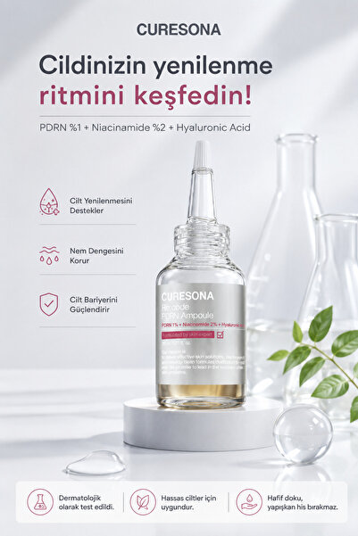 CURESONA Rejucode Roller Ampoule - Canlandırıcı Ve Onarıcı Ampul 30ml