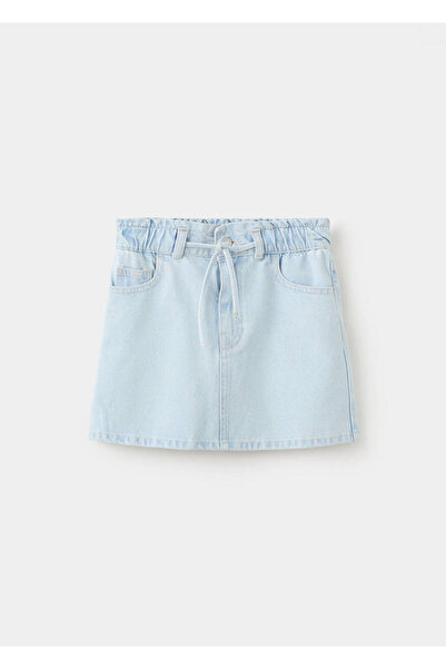 MANGO Kids Kısa denim etek