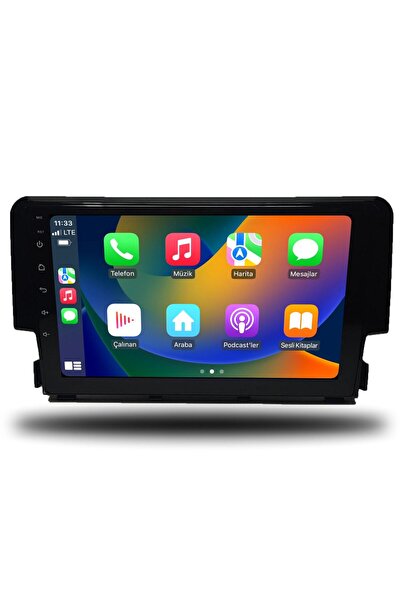 Genel Markalar Honda Civic FC5 Android Crplay Multimedya 2016-2020 4GB RAM + ...