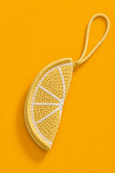 Little Wow! Things Fruit Salsa Gözlük Çanta Charmı El Örgüsü Meyve Desenli Gö...