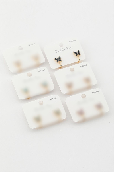 ÖZÇTAKI Steel Children's Earrings - Clip-On (Non-Pierced) - Butterfly Model -...