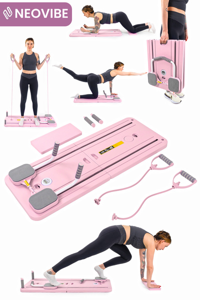 NEOVİBE R4 Elite Pilates Board Çok Fonksiyonlu Egzersiz Aleti Pilates Reforme...