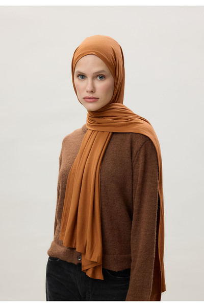 Freshscarfs Penye Şal Bronz