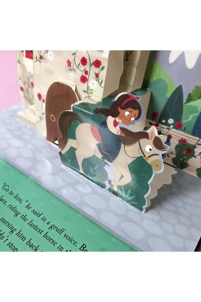North Parade Carte pentru copii, NPP , Beauty And The Beast - Carte pop-up cu basme pentru copii, 3+ ani