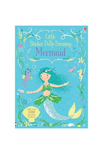 Usborne Book with mermaids - Little Sticker Dolly Dressing Mermaid