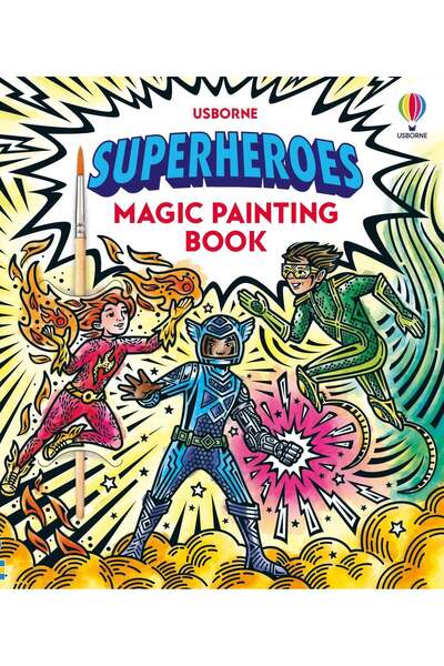 Usborne Superheroes Magic Painting Book, Usborne, + 5 years