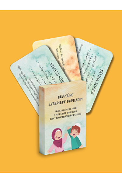 lamel shop Duâ/Sûre Ezberleme Kartlarım / Eğitici kartlar