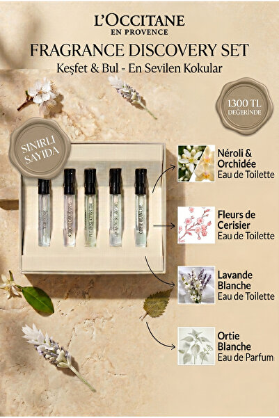 L'Occitane Parfüm Keşif Seti, 5'li, 5x1.2 ml