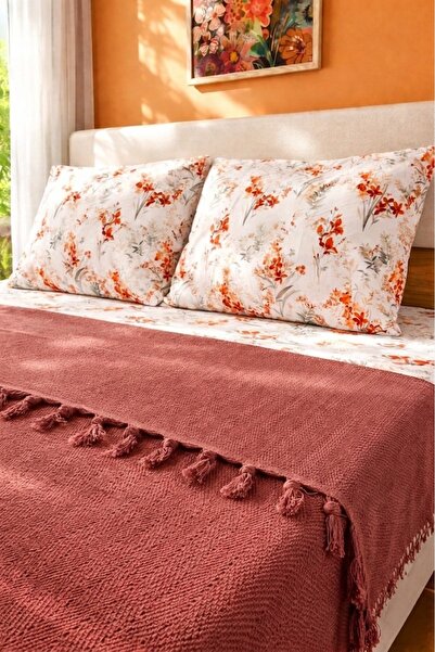 Bikaya Home Double Natural Cotton Pique Set |   Natural Textured |   Lightwei...
