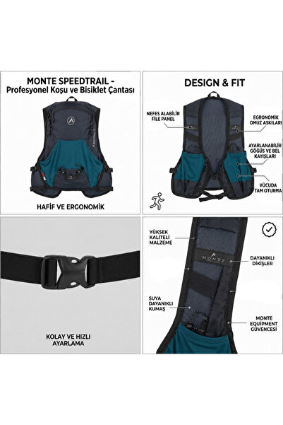 Noori White bisiklet, koşu, spor çantası