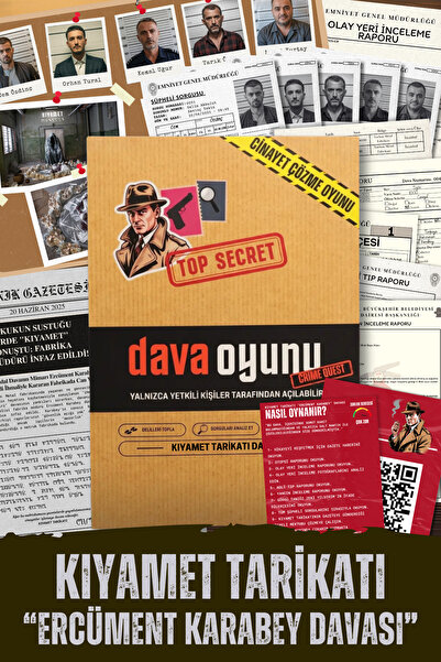 Crime Quest Dedektif Oyunu Kıyamet Tarikatı "Ercüment Karabey" Davası, Cinaye...
