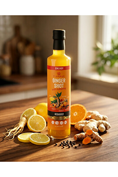 FiShake Ginger Shot & Ginsengli / Zencefil Shot 500 ml