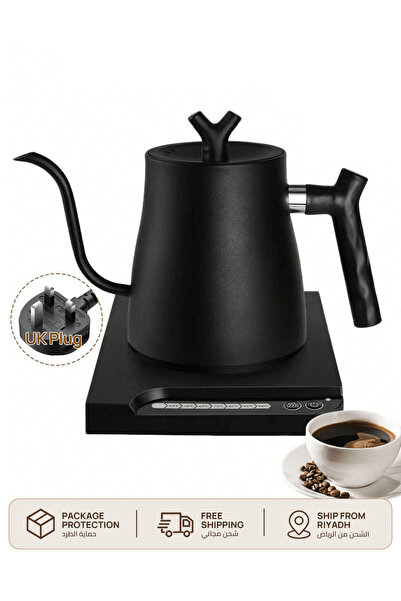 Brutelle غلاية كهربائية V60 غلاية قهوة Gooseneck بسعة 1000 مل وتسخين سريع 100...
