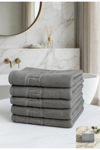 Truva Grup Set 5 Prosoape Baie Hoteliere Greek - 100% Bumbac Turcesc, 500 g/m...