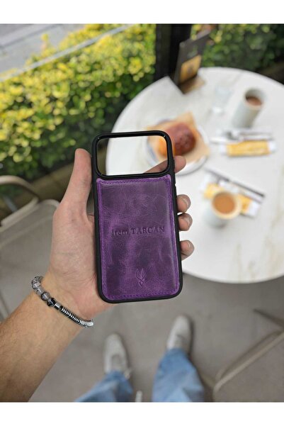 Visso leather İphone 17 PRO MAX Tam Uyumlu Hakiki Deri Premum Silikon İsme Öz...