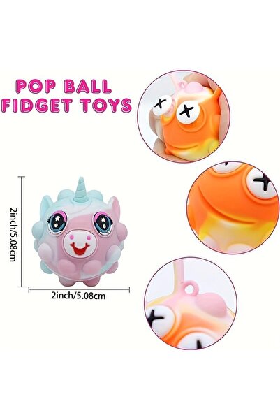 Arabest 18-Pack Animal Pop Fidget Balls, Easter Basket Stuffers & Egg Fillers...