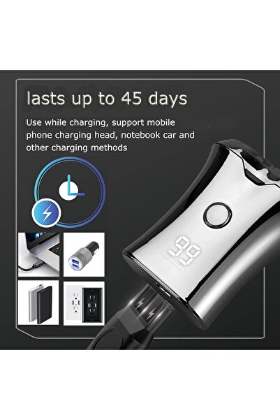 Arabest Mini Electric Travel Shaver for Men, Pocket Size Rechargeable Wet Dry...