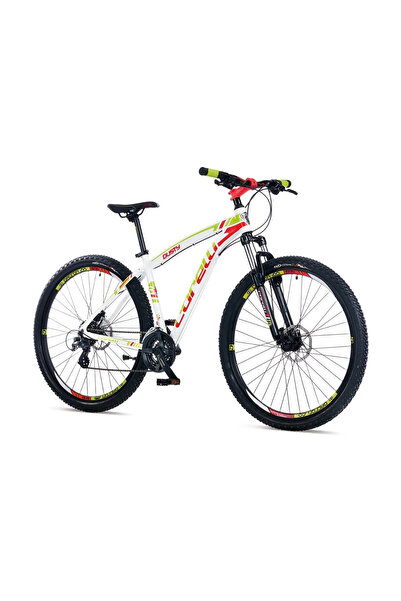 Corelli Dusty 2.1 HD Fren Shimano 21 Vites 27,5 Jant Dağ Bisikleti Beyaz Yeşi...