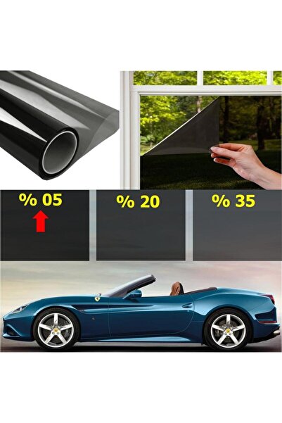 NewVario %70 Isı Yalıtımlı Cam Filmi Koyu Ton 50 Cm X 4 Metre