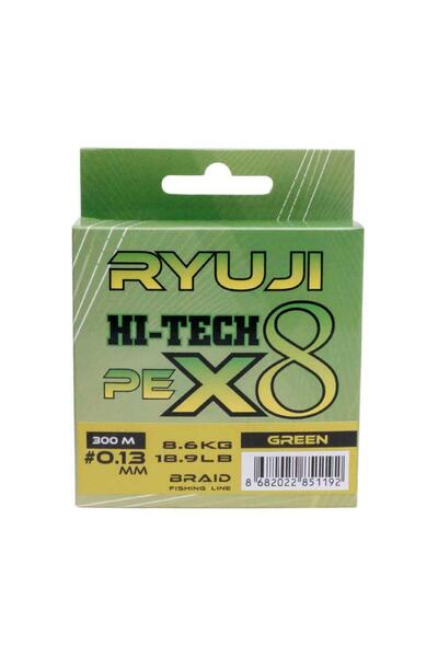 RYUJI Hi-Tech X8 300M Green İp Misina