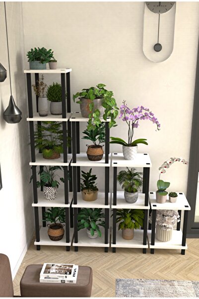 Remaks Artemis Çok Katlı Basamak Saksılık Çiçeklik Standı | Dekoratif Modüler...