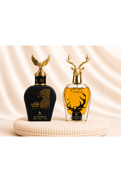 Ayelet Set 2 Parfumuri Arabesti 100 ml Barbat – Qannas Black, Al Maliki