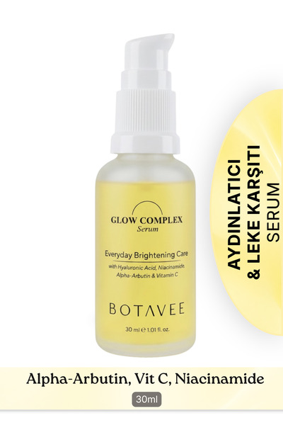 Botavee Aydınlatıcı Yüz Serumu - Alpha Arbutin, Niacinamide, Vitamin C | Leke...