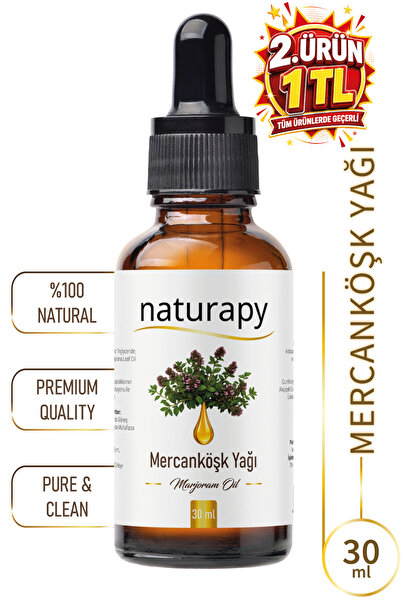 NATURAPY Marjoram Oil Maceration |   Extraction Oil 30 ml Glass Bottle with D...