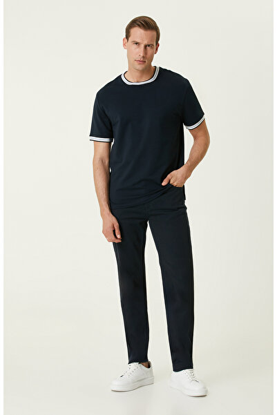 Network Lacivert Casual Pantolon