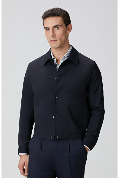 Network Lacivert Bomber Ceket