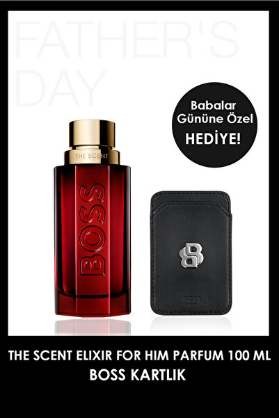 BOSS The Scent Elixir Parfum 100 ml Erkek Parfüm + Kartlık