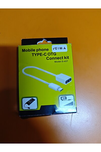 Genel Markalar Eima S-k07 Beyaz Usb Dişi To Type-c Erkek Otg Çevirici