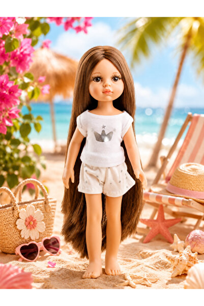 Paola Reina / Carol Amiga Pijama2/ Oyuncak Bebek 32 Cm