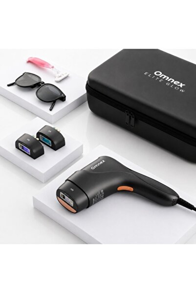 Omnex EliteGlow IPL Lazer Epilasyon Cihazı Buz Başlıklı Akıllı Cilt Sensörlü ...