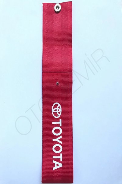 Generic Brand Tow Rope Toyota Bumper Decoration Red Tow Rope Toyota Bumper