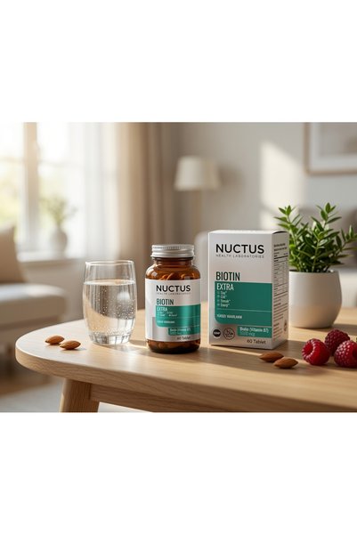 Nuctus Biotin 60 Tablets - Hair, Skin, Nails, Energy.