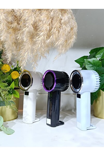 HİBOTEKNO AUFN02 Mini Şarjlı El Fanı Taşınabilir USB Vantilatör 5 Kademeli Se...