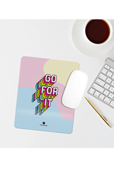 Mincanas Renkli Bilek Destekli Dikdörtgen Mouse Pad Mouse Altlığı