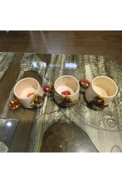 Boni Bon Collection Design طقم أكواب سيراميك ثلاثية الأبعاد منقوشة لهاري بوتر...