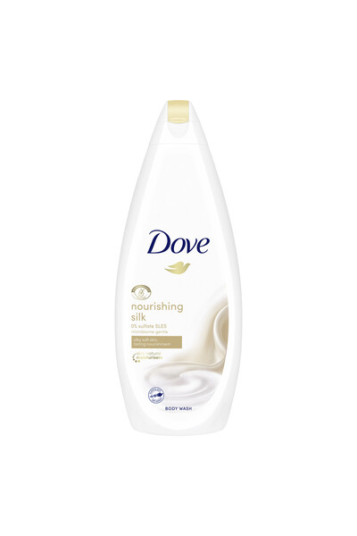 Dove Gel de duș nutritiv cu mătase, 750 ml