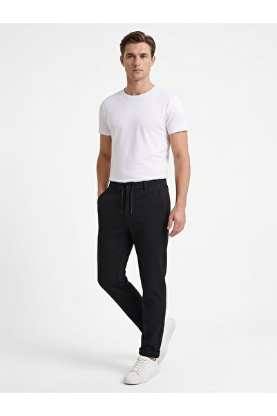 viyamen Muške pantalone Diagonel Micro Teksturirano Double Leg Sa džepovima s...