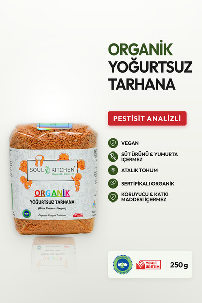 Soul Kitchen Organik Ürünler Organik Sertifikalı Yoğurtsuz Tarhana Vegan Katk...