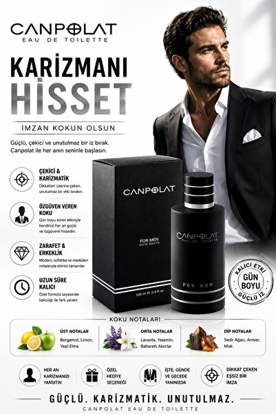 canpolat Parfüm Edt 100ml Men Parfüm